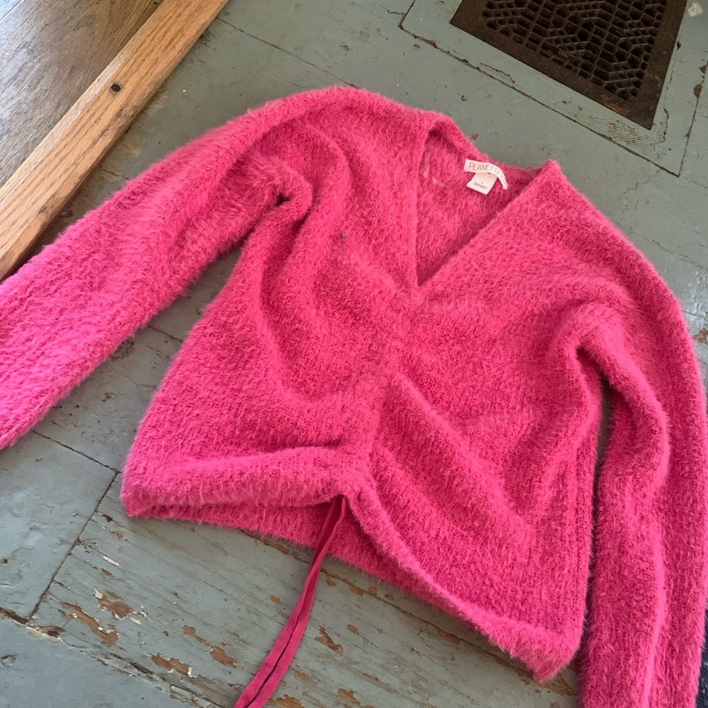 Pink sweater